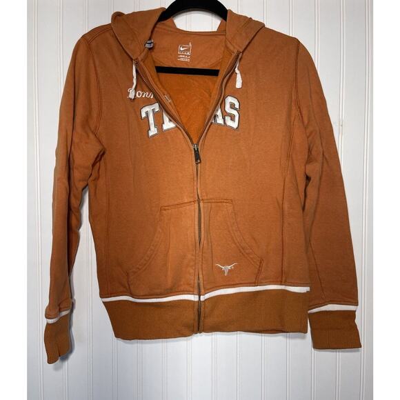 Nike Women Longhorn Jacket Large 12-14 Hoodie Zip Up - Picture 2 of 6